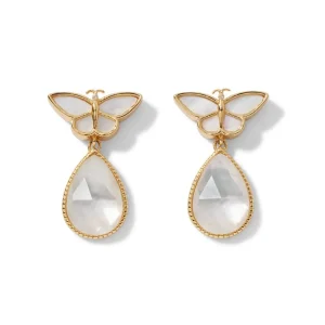 Meiji Butterfly Pendant Necklace and Drop Earrings Set*The Met Store Clearance