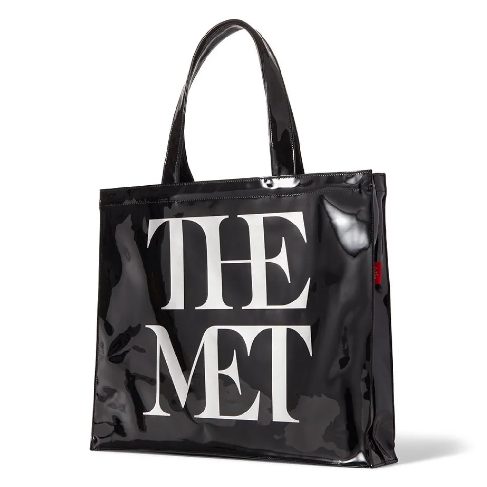 met_logo_vinyl_tote_1.webp Met Logo Vinyl Tote*The Met Store Sale