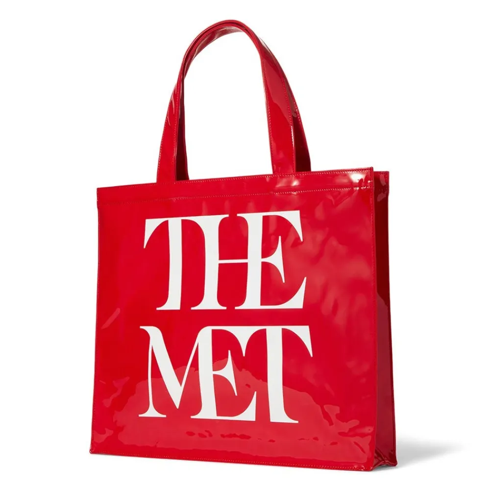 met_logo_vinyl_tote_10.webp Met Logo Vinyl Tote*The Met Store Sale