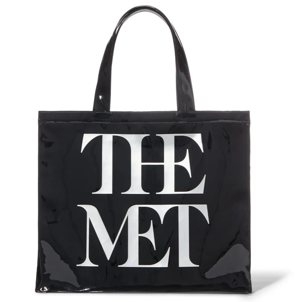 met_logo_vinyl_tote_6.webp Met Logo Vinyl Tote*The Met Store Sale