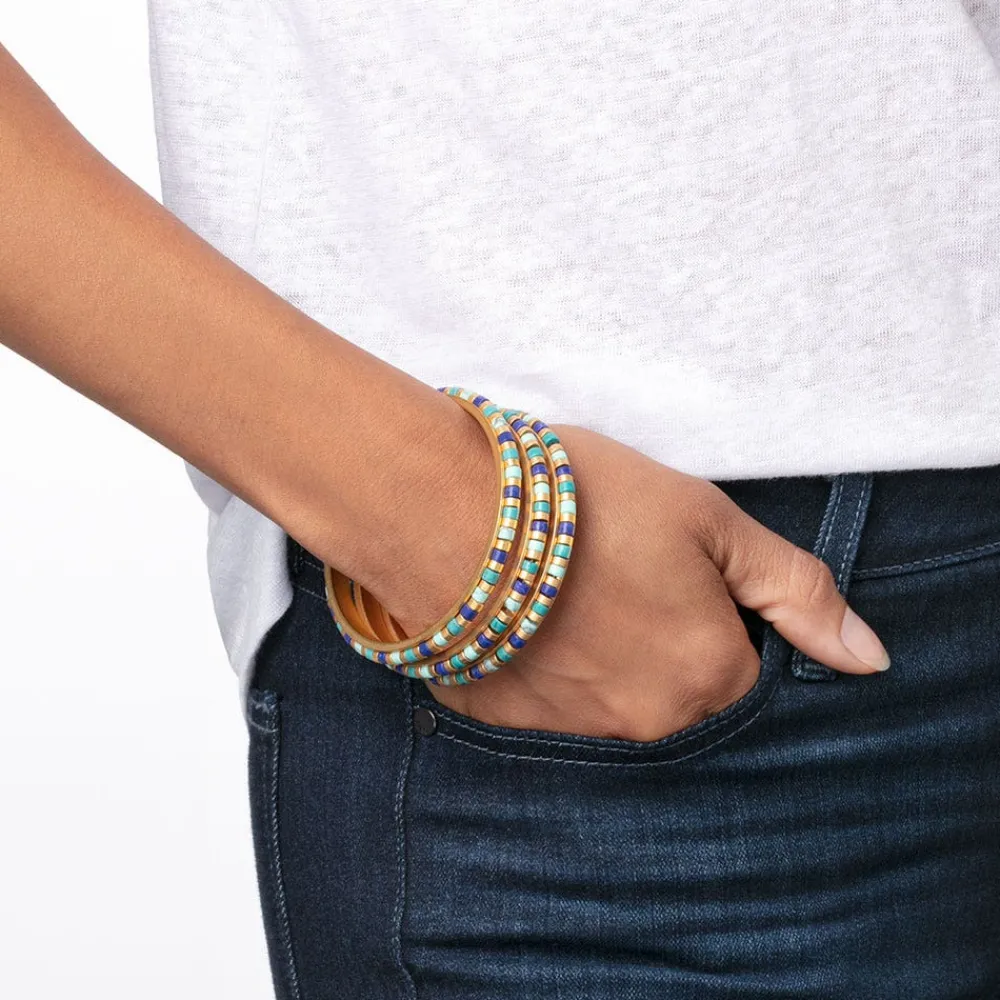 middle_kingdom_cylindrical_bead_bangles_2.webp Middle Kingdom Cylindrical Bead Bangles*The Met Store Fashion