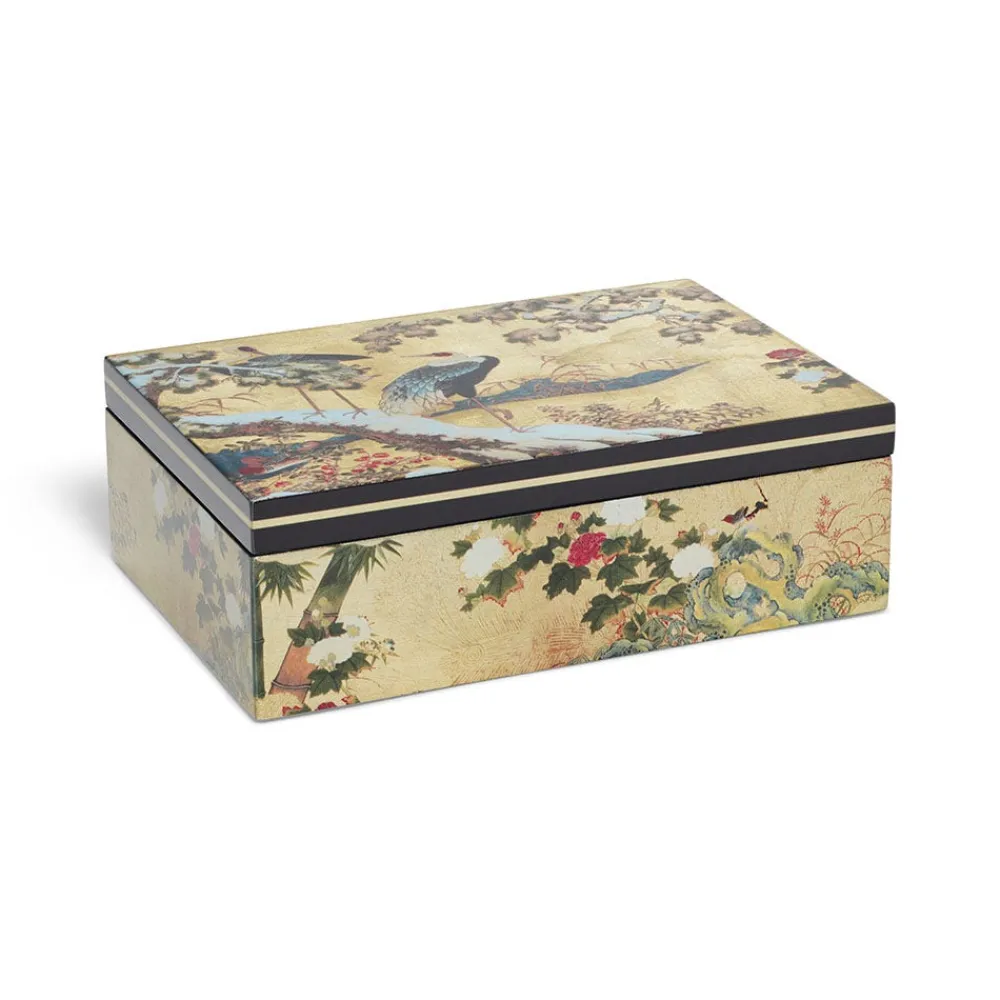 momoyama_cranes_and_flowers_lacquer_box_0.webp Momoyama Cranes and Flowers Lacquer Box*The Met Store Discount