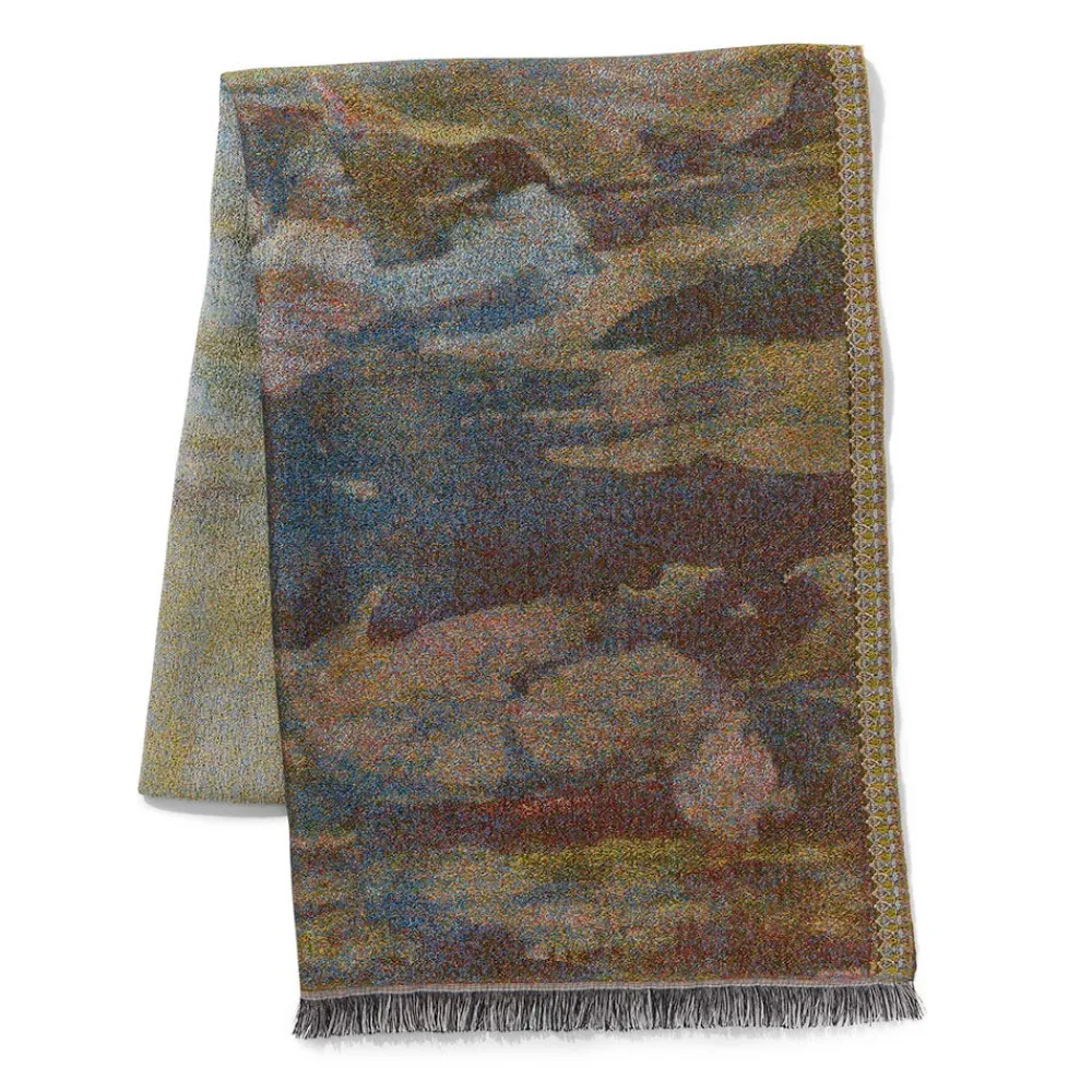 monet_bridge_and_water_lilies_shawl_3.webp Monet Bridge and Water Lilies Shawl*The Met Store Fashion