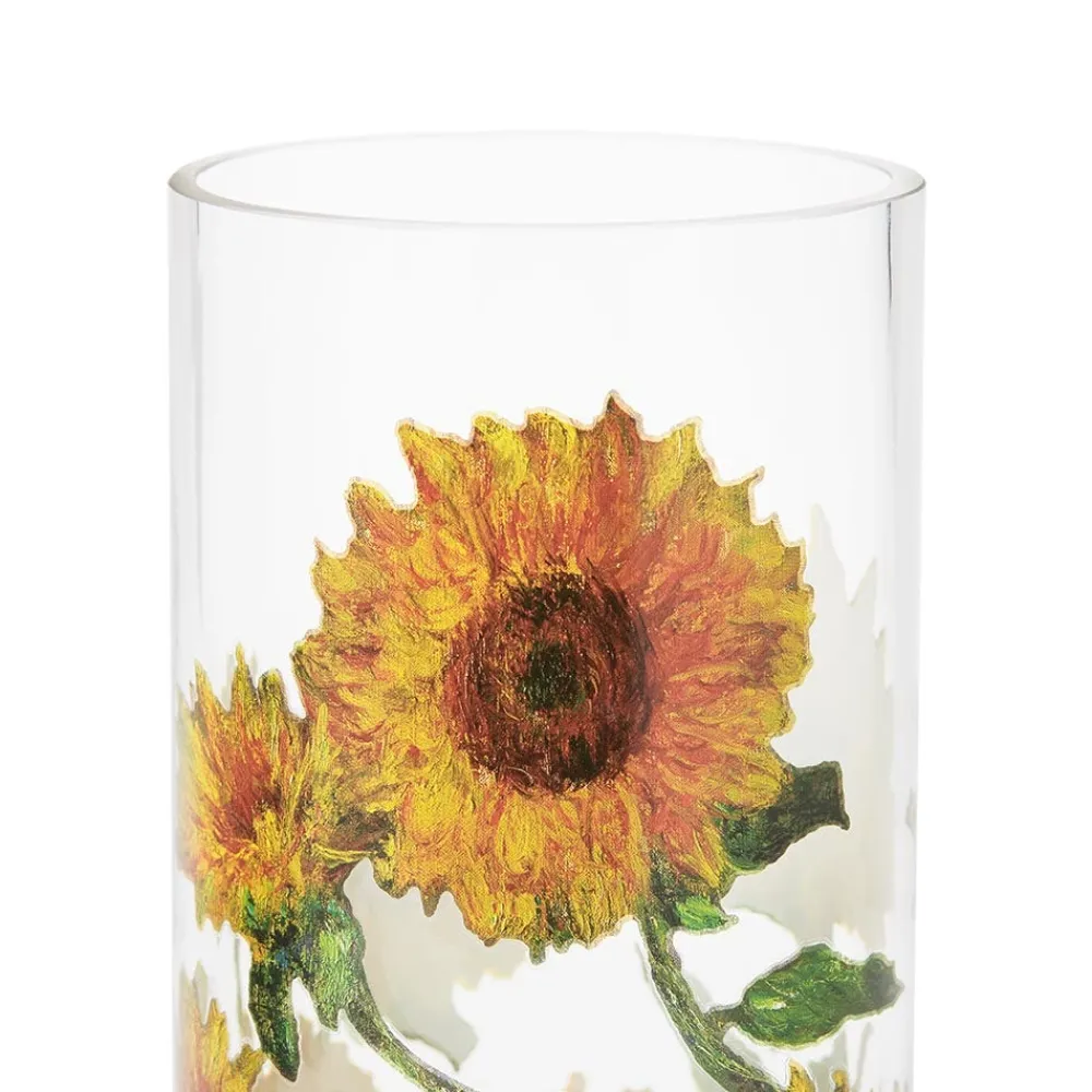 monet_sunflowers_glass_vase_2.webp Monet Sunflowers Glass Vase*The Met Store Best