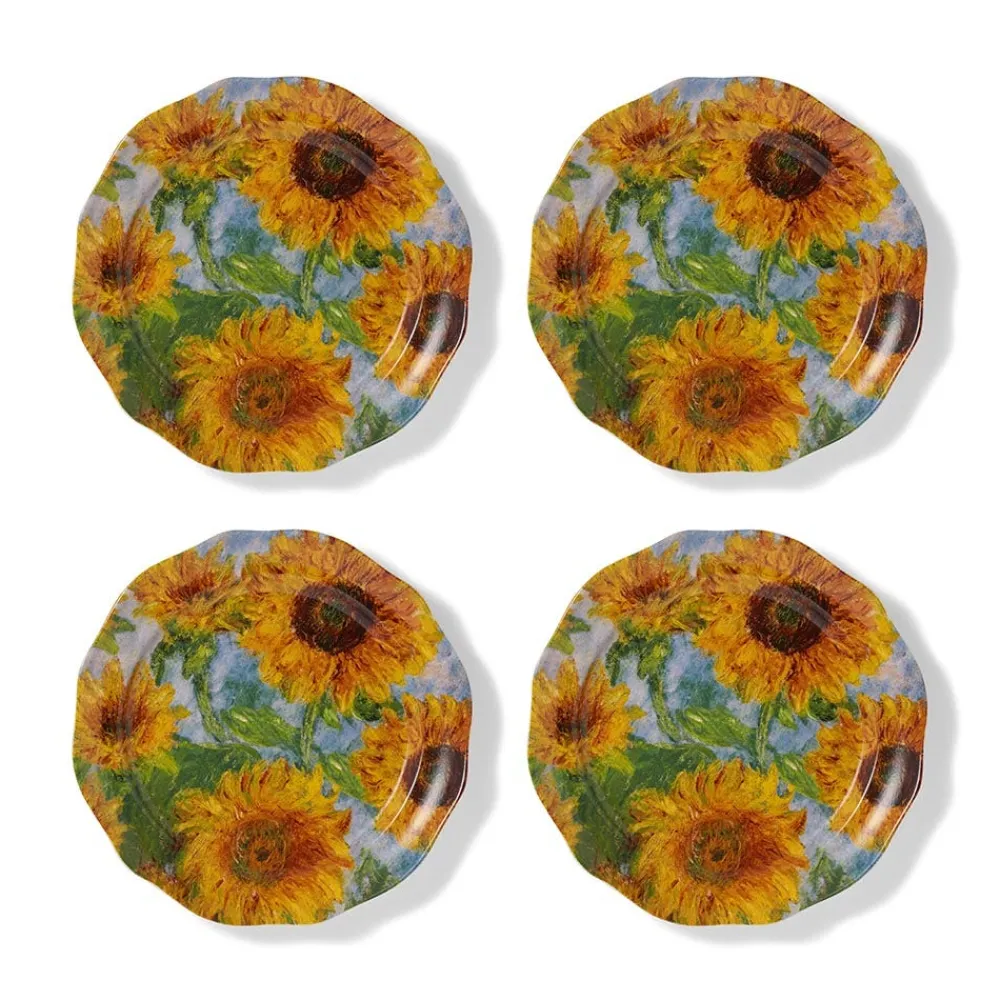 monet_sunflowers_side_plate_set_0.webp Monet Sunflowers Side Plate Set*The Met Store Fashion