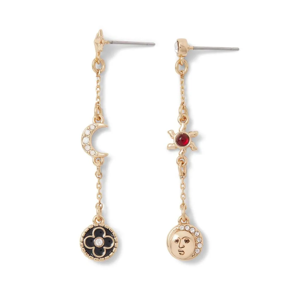 moonface_and_crescent_drop_earrings_1.webp Moonface and Crescent Drop Earrings*The Met Store Cheap