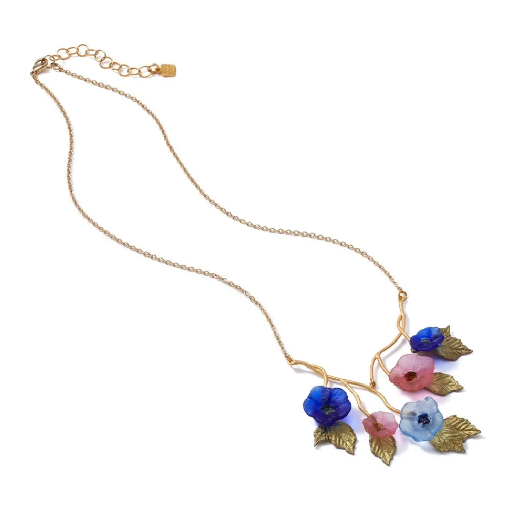 morning_glories_bib_necklace_2.webp Morning Glories Bib Necklace*The Met Store New