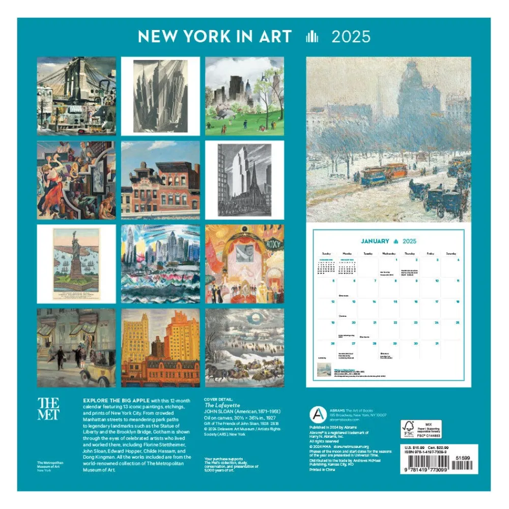 new_york_in_art_wall_calendar__5.webp New York in Art Wall Calendar 2025*The Met Store Shop