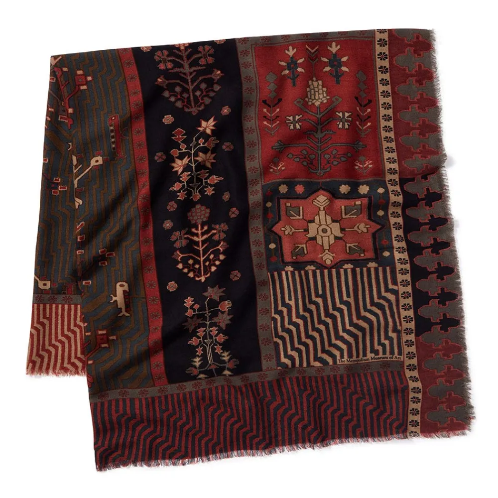 persian_garden_oversize_square_wool_scarf_2.webp Persian Garden Oversize Square Wool Scarf*The Met Store Cheap