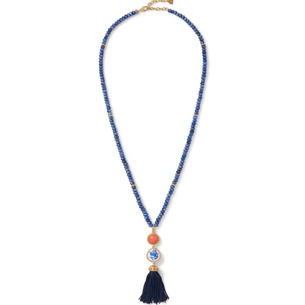 qing_bottle_lariat_necklace_and_floral_drop_earrings_set_2.webp Qing Bottle Lariat Necklace and Floral Drop Earrings Set*The Met Store Cheap