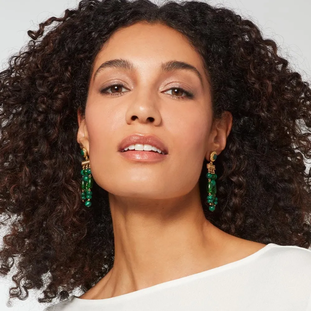 roman_malachite_chandelier_earrings_1.webp Roman Malachite Chandelier Earrings*The Met Store Online