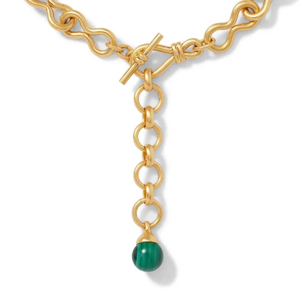 roman_malachite_statement_necklace_1.webp Roman Malachite Statement Necklace*The Met Store Fashion