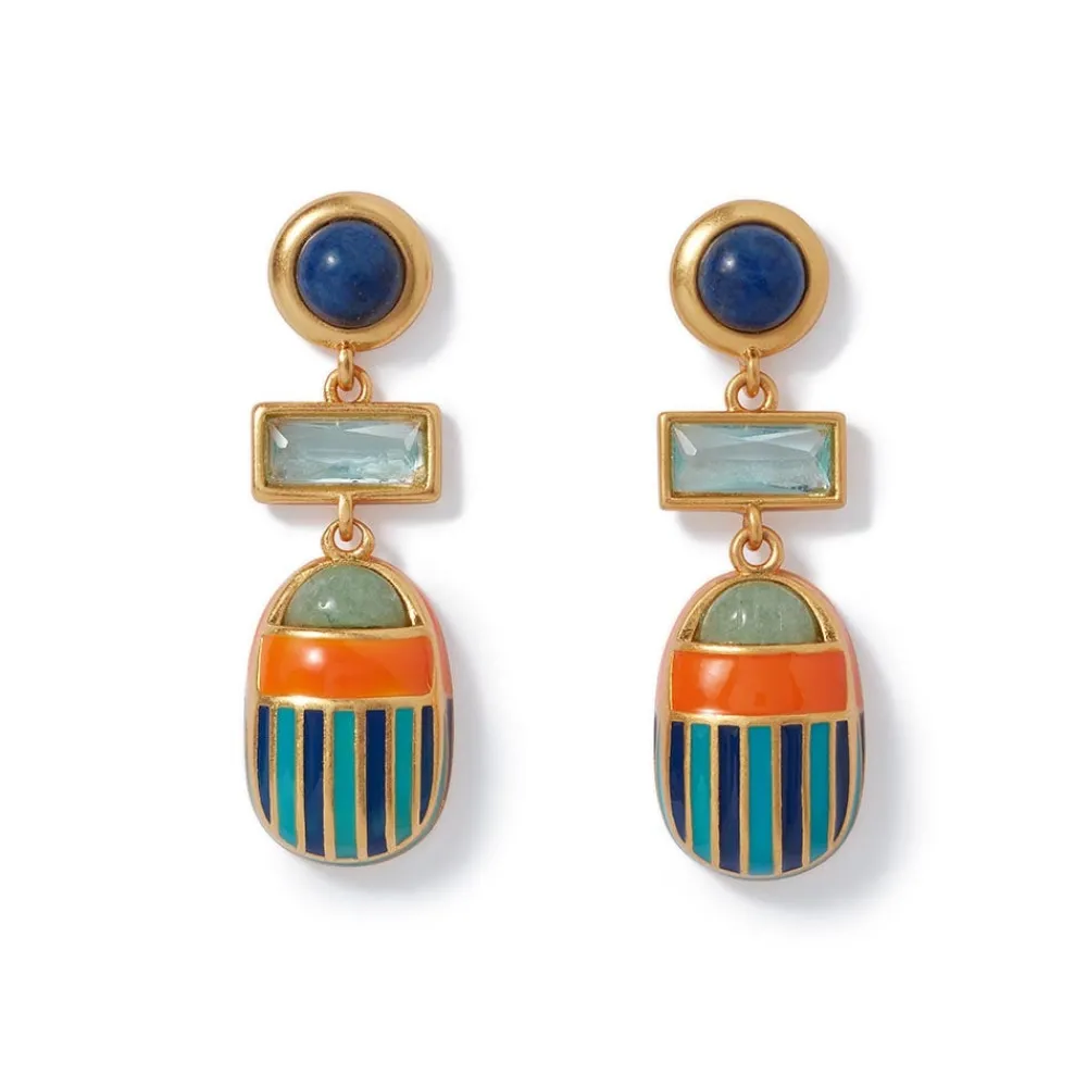 royal_scarab_drop_earrings_0.webp Royal Scarab Drop Earrings*The Met Store Hot