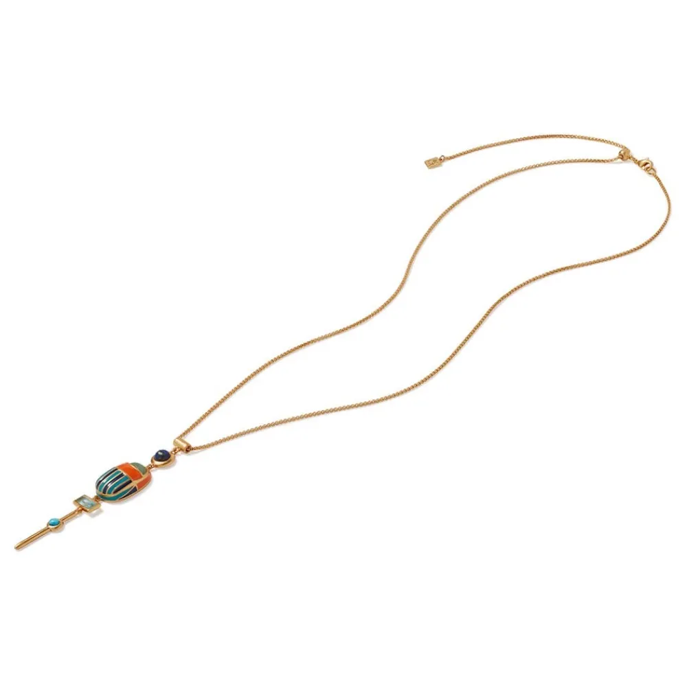 royal_scarab_lariat_necklace_4.webp Royal Scarab Lariat Necklace*The Met Store Best Sale