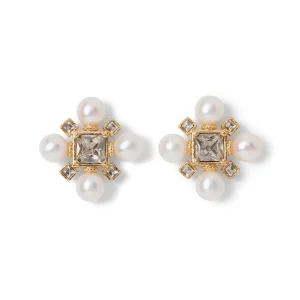 Royal Tudor Statement Stud Earrings*The Met Store New