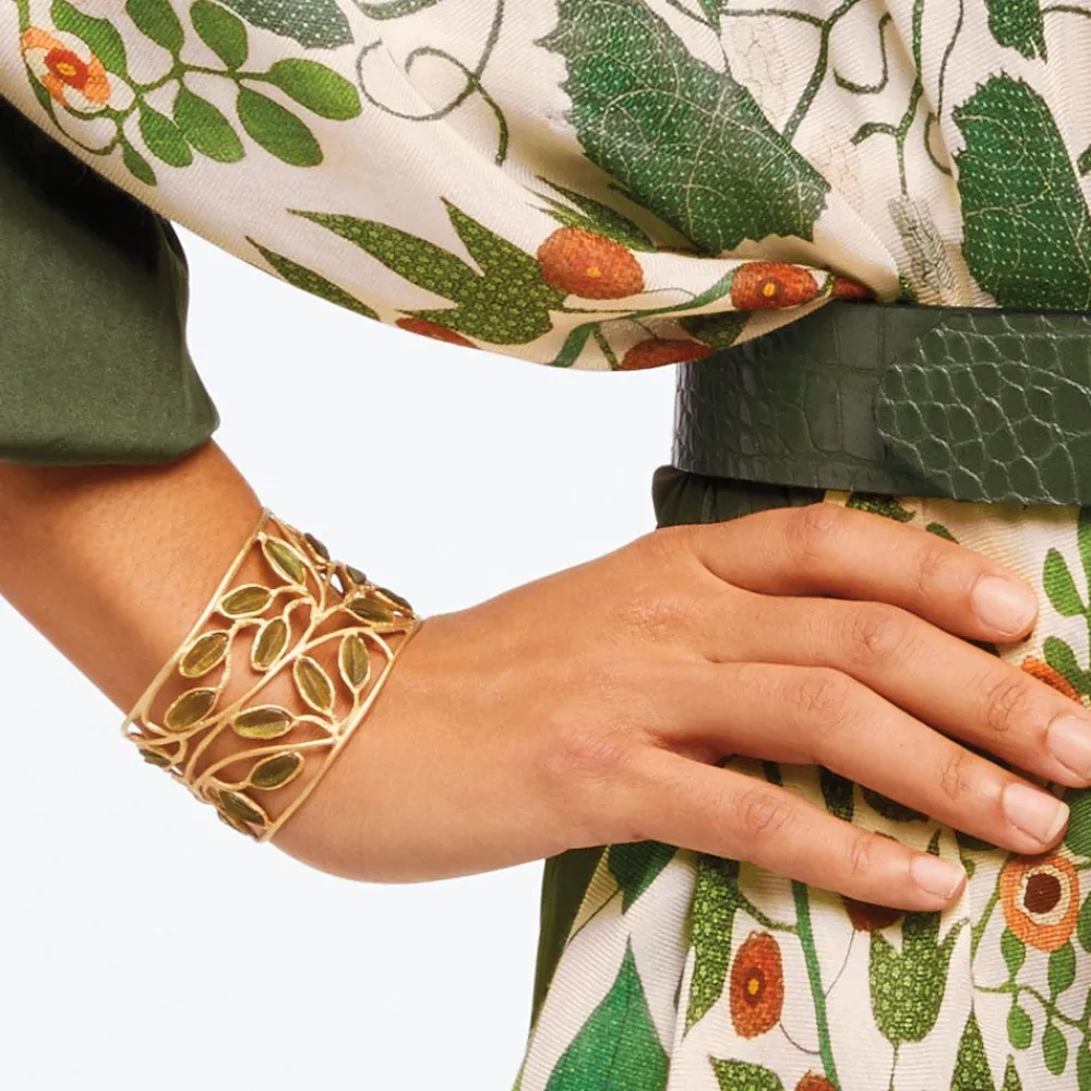 sage_leaf_cuff_1.webp Sage Leaf Cuff*The Met Store Discount