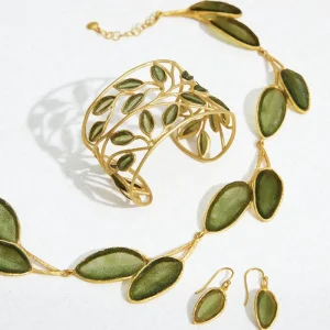 Sage Leaf Cuff*The Met Store Discount