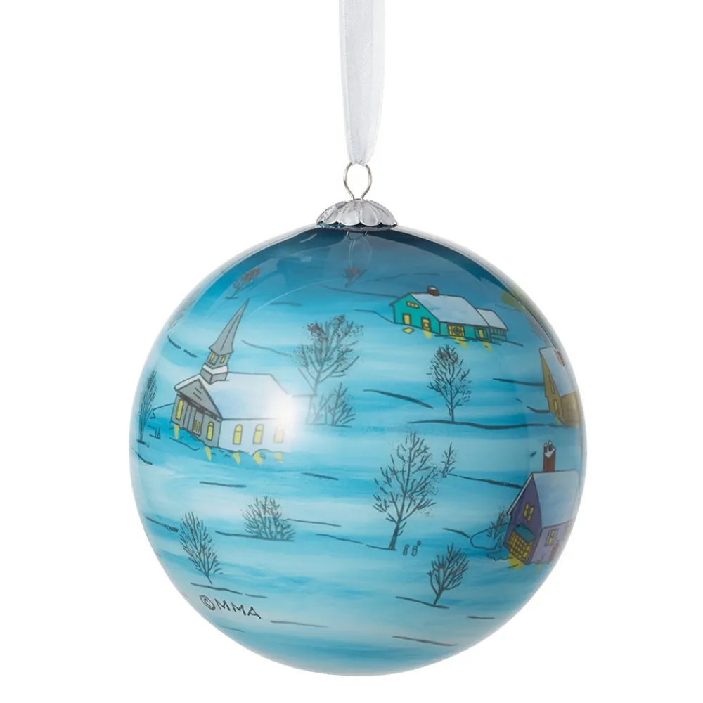 santa_and_reindeer_handpainted_glass_ornament_1.webp Santa and Reindeer Hand-Painted Glass Ornament*The Met Store New