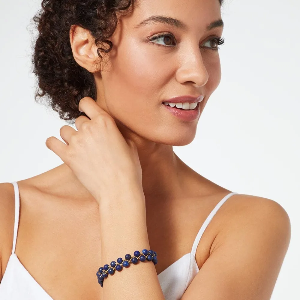 spanish_baldric_lapis_braided_bracelet_3.webp Spanish Baldric Lapis Braided Bracelet*The Met Store Online