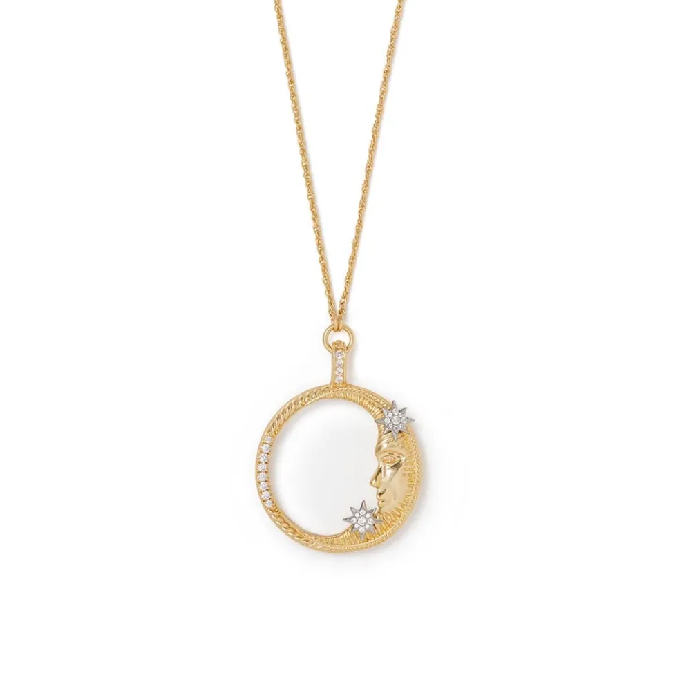 spanish_day_and_night_magnifier_pendant_necklace_0.webp Spanish Day and Night Magnifier Pendant Necklace*The Met Store Best Sale