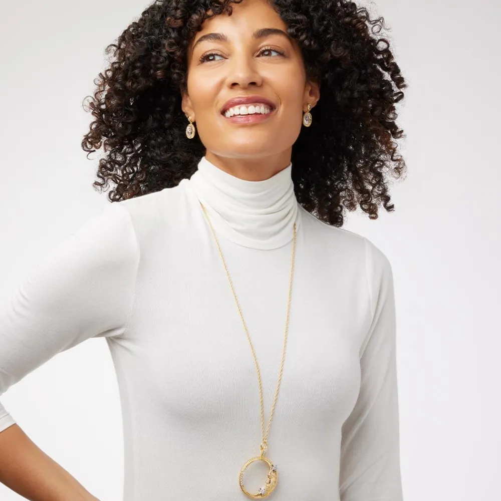 spanish_day_and_night_magnifier_pendant_necklace_and_moon_drop_earrings_set_1.webp Spanish Day and Night Magnifier Pendant Necklace and Moon Drop Earrings Set*The Met Store Cheap