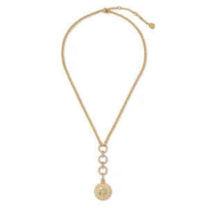 Spanish Day and Night Reversible Lariat Pendant Necklace*The Met Store Outlet