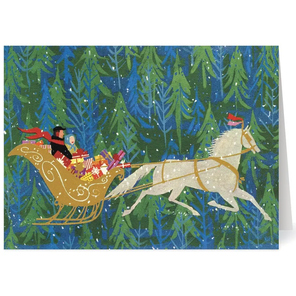 tait_sleigh_ride_through_the_forest_holiday_cards_0.webp Tait: Sleigh Ride Through the Forest Holiday Cards*The Met Store Store