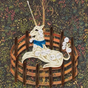 Unicorn Quilled Card*The Met Store Fashion