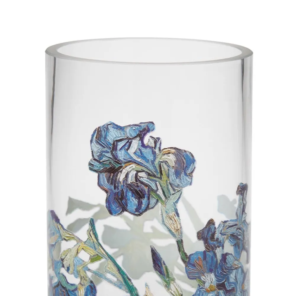 van_gogh_irises_glass_vase_2.webp Van Gogh Irises Glass Vase*The Met Store Outlet