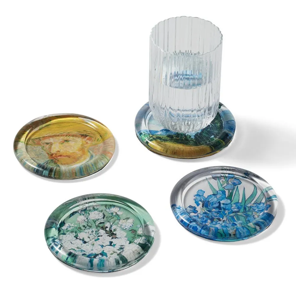 van_gogh_paintings_glass_coasters_1.webp Van Gogh Paintings Glass Coasters*The Met Store Flash Sale