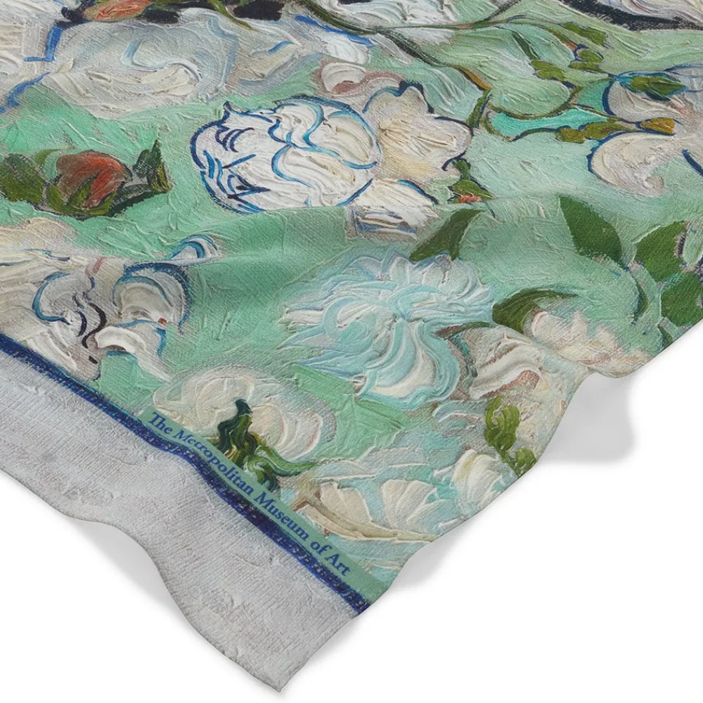 van_gogh_roses_oblong_silk_scarf_3.webp Van Gogh Roses Oblong Silk Scarf*The Met Store Fashion
