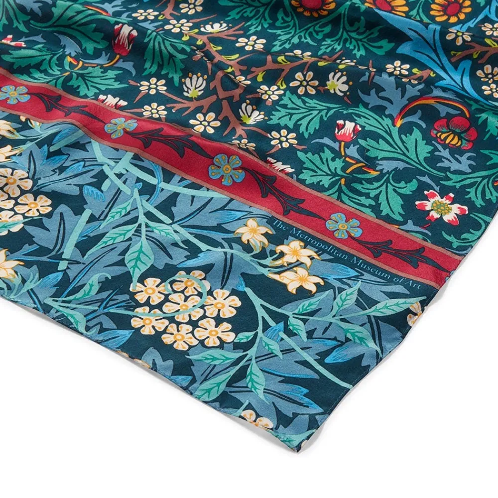 william_morris_mixed_patterns_oblong_silk_scarf_2.webp William Morris Mixed Patterns Oblong Silk Scarf*The Met Store Cheap