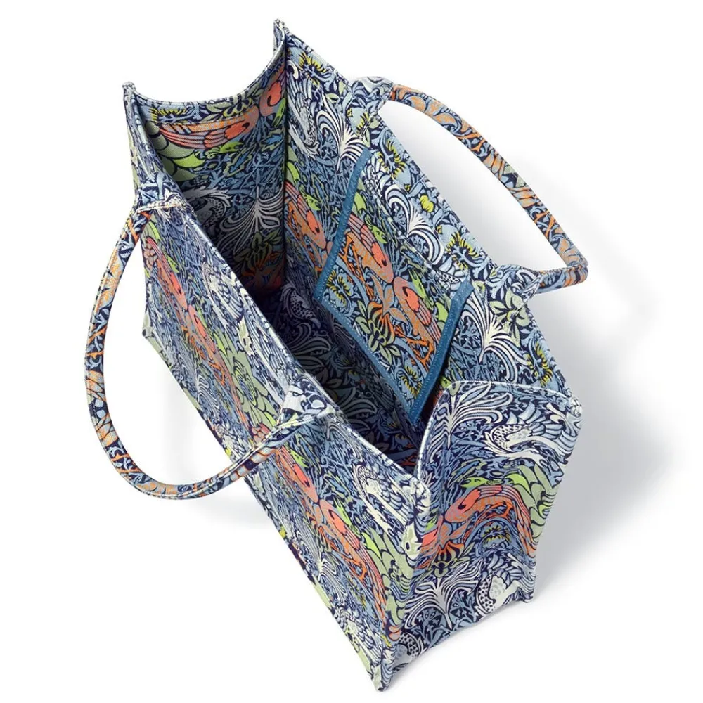 william_morris_peacock_and_dragon_oversize_structured_tote_2.webp William Morris Peacock and Dragon Oversize Structured Tote*The Met Store Online