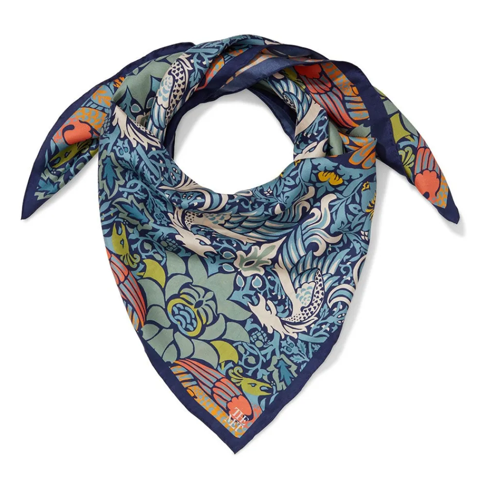 william_morris_peacock_and_dragon_square_silk_scarf_2.webp William Morris Peacock and Dragon Square Silk Scarf*The Met Store Best