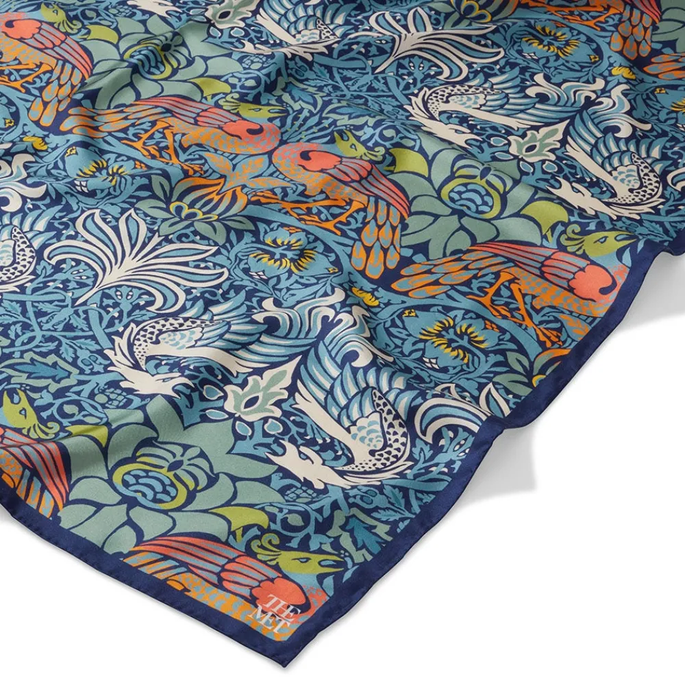 william_morris_peacock_and_dragon_square_silk_scarf_4.webp William Morris Peacock and Dragon Square Silk Scarf*The Met Store Best